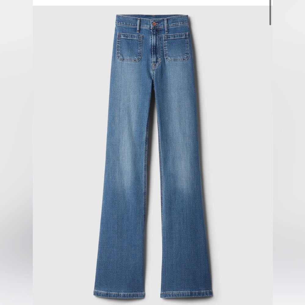 Womens Gap High Rise 70’s Flare Jeans